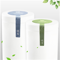 茶葉罐封口貼紙/長條圓型標籤